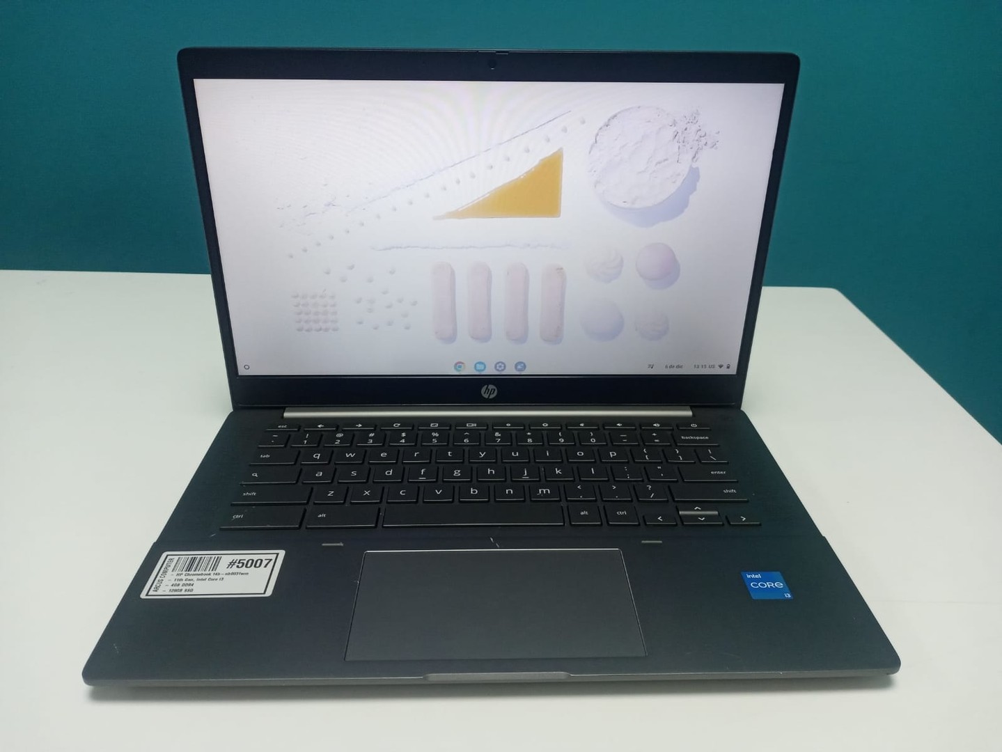 computadoras y laptops - Laptop, HP Chromebook 14b-nb0031wn / 11th Gen, Intel Core i3 / 4GB DDR4 / 128GB  9