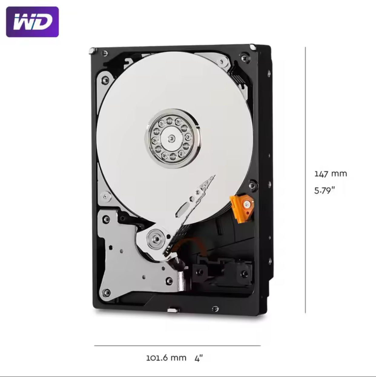 otros electronicos - duro interno de vigilancia WD Purple 3,5 "64M caché SATA III 6 Gb/s 2