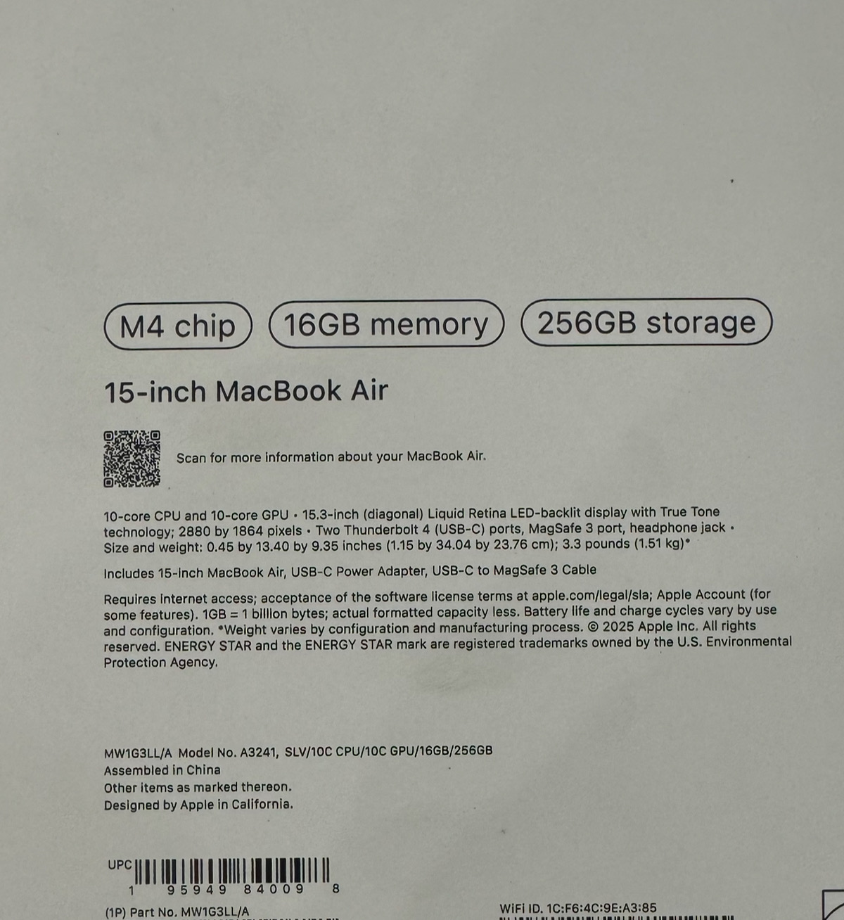 computadoras y laptops - MacBook Air 2025 Chip M4 13” & 15” 16GB/256GB - Tienda Física  2
