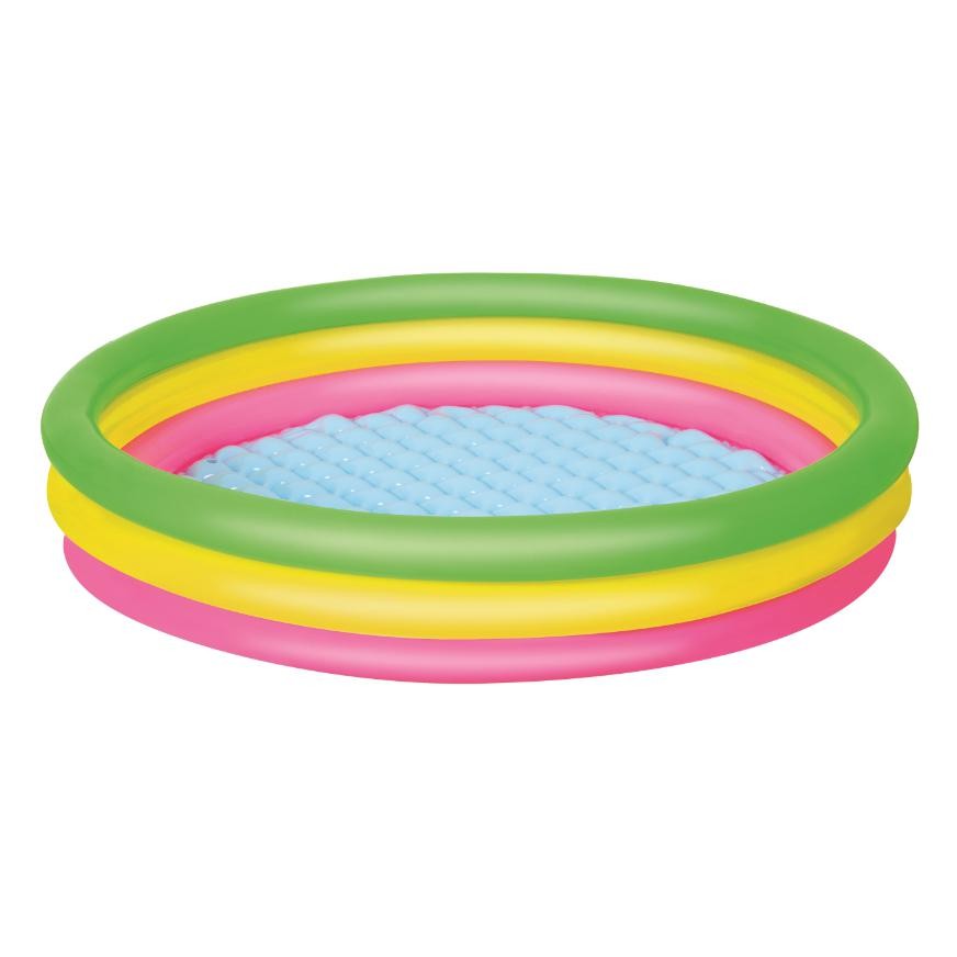 herramientas, jardines y exterior - PISCINA 3 ANILLOS DE COLORES BESTWAY 1.52M X 30CM