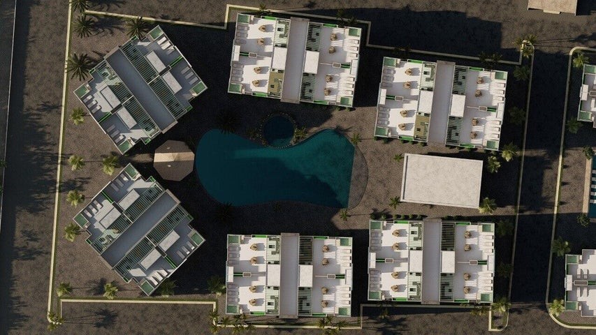 apartamentos - Proyecto en venta Punta Cana #24-1465 un dormitorio, 1.5 baños, piscina, balcón. 7