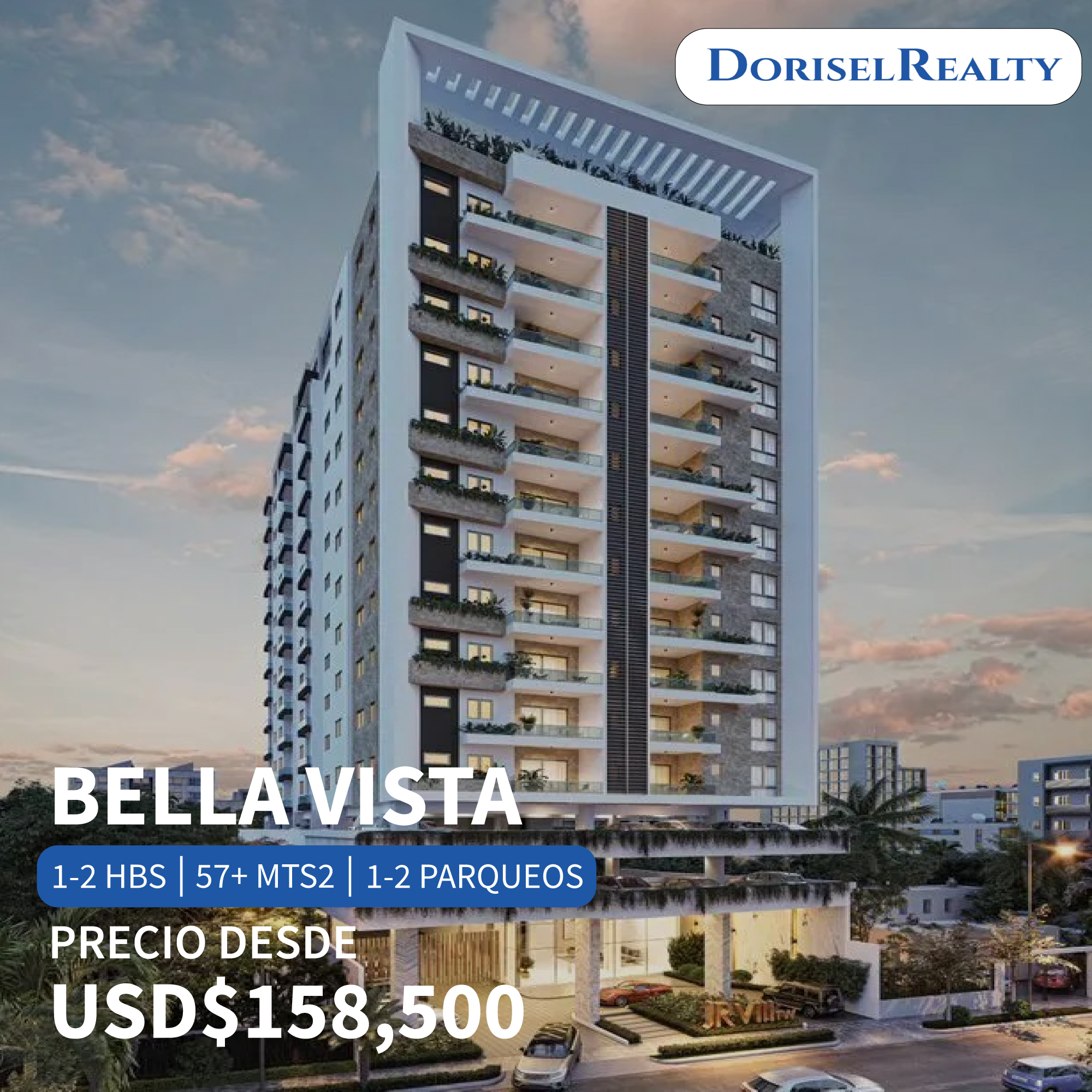 apartamentos - VENTA DE APARTAMENTO EN PROYECTO EN BELLA VISTA