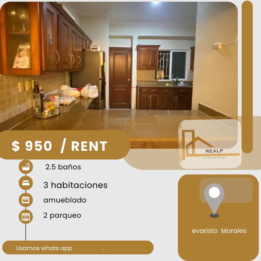 apartamentos - hermosos apar en zona céntrica Evaristo Morales 