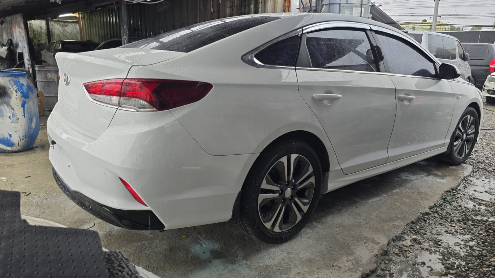 carros - HYUNDAI SONATA NEW RISE 2018 BLAN DESDE: RD$700MIL 5