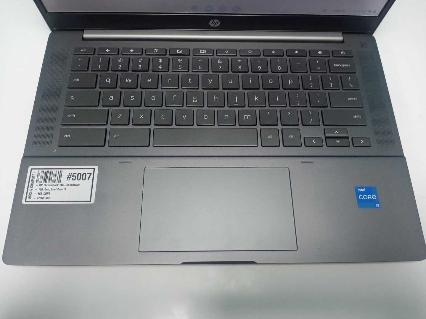 computadoras y laptops - Laptop, HP Chromebook 14b-nb0031wn / 11th Gen, Intel Core i3 / 4GB DDR4 / 128GB  7