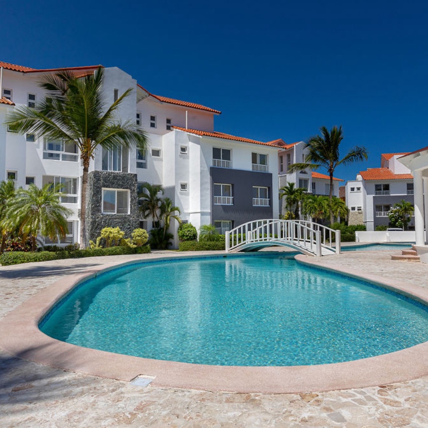 apartamentos - venta de apartamentos listos en punta cana cerca de la playa con piscina 