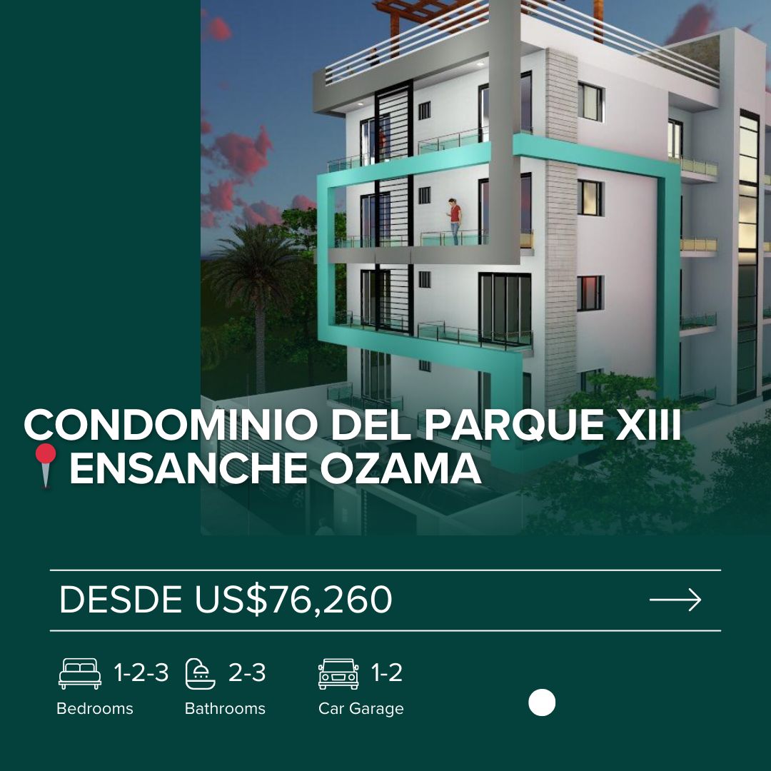 apartamentos - Vendo Condominio del parque XIII, Ensanche Ozama 