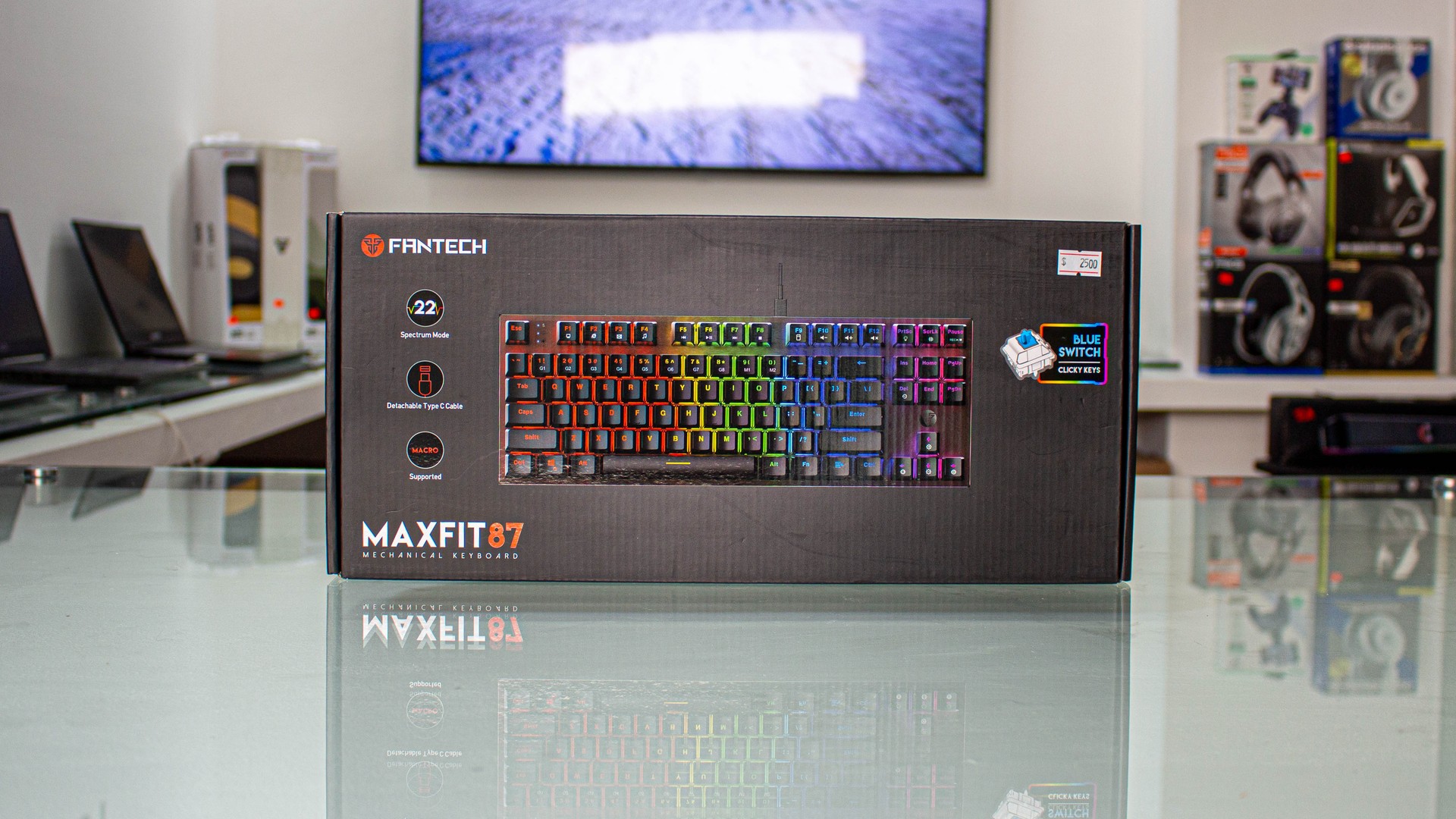 computadoras y laptops - Teclado Fantech MK856 MaxFit 87