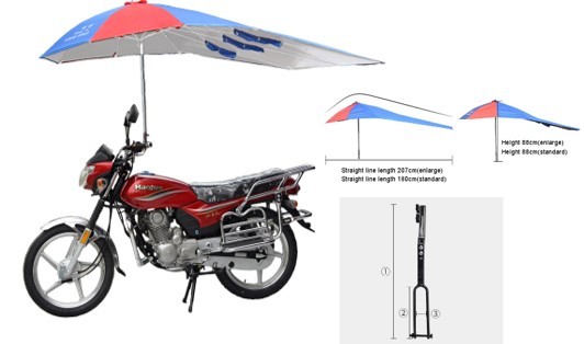 bicicletas y accesorios - Sombrilla para motocicleta, sombrilla de motor  4