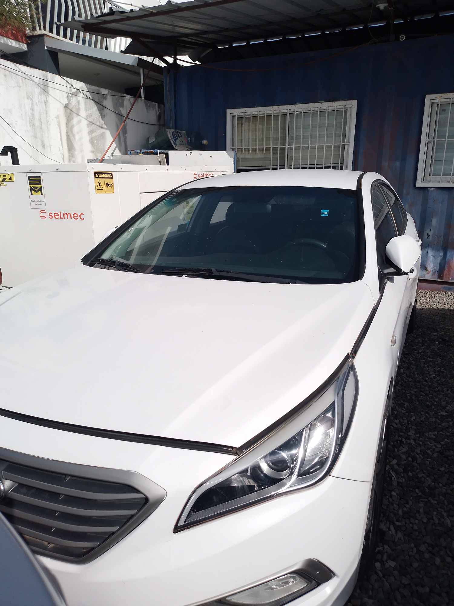 carros - Hyundai Sonata LF blanco 2018 