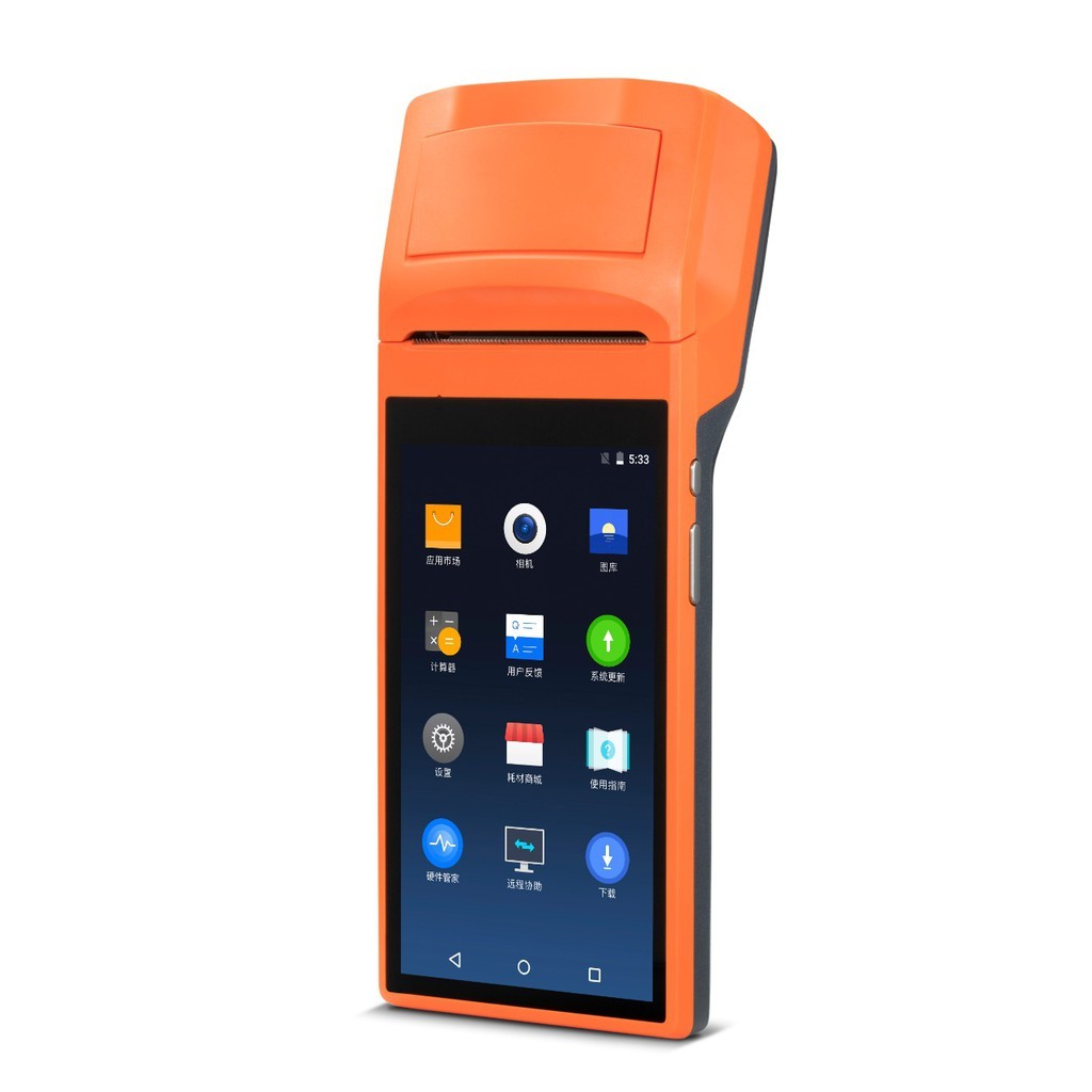 impresoras y scanners - PDA Q1 sisterma android con impresora de recibos, 4G/3G (opcional), WiFi, BT4.0 1