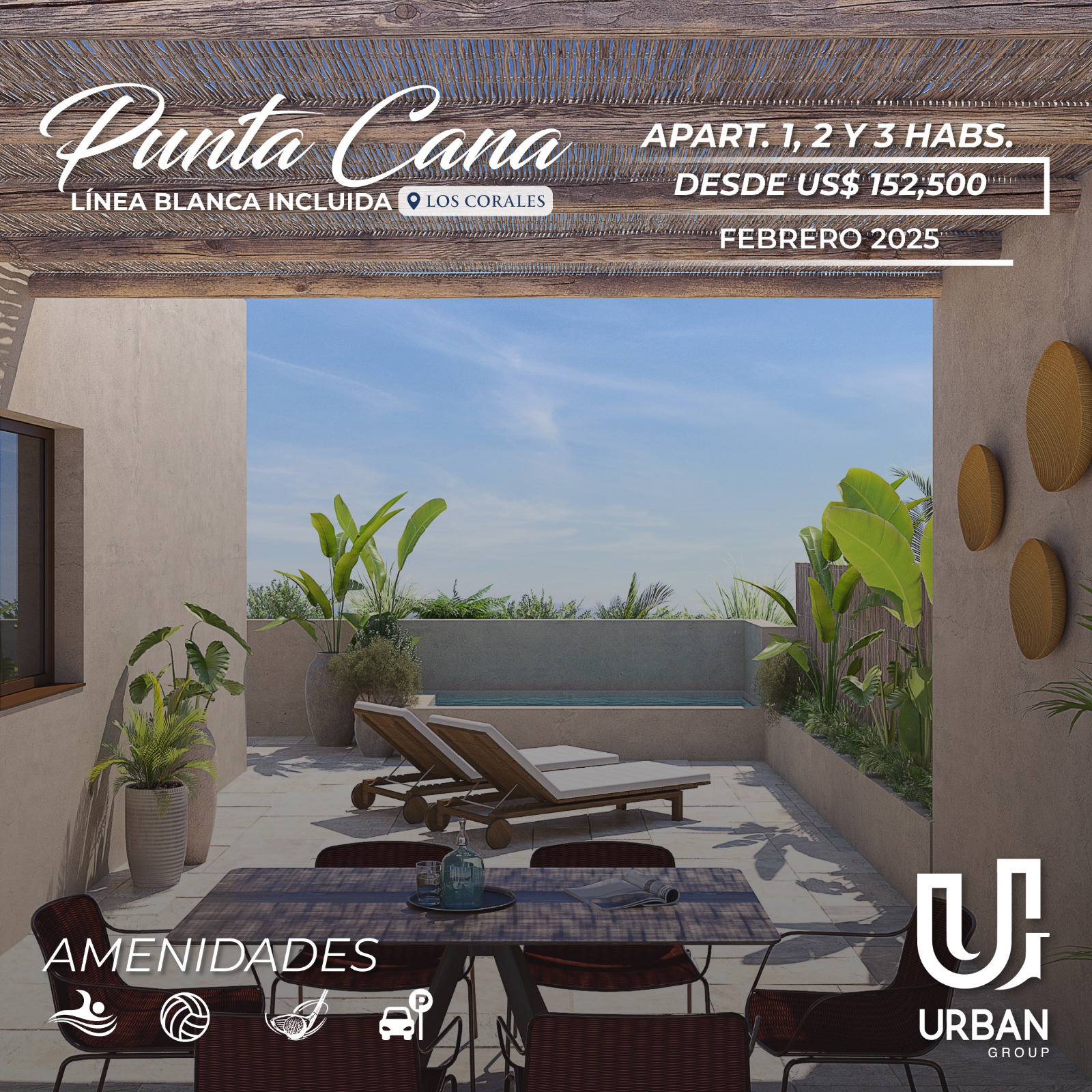 casas vacacionales y villas - Apartamentos & Villas a metros de Playa Punta Cana 5