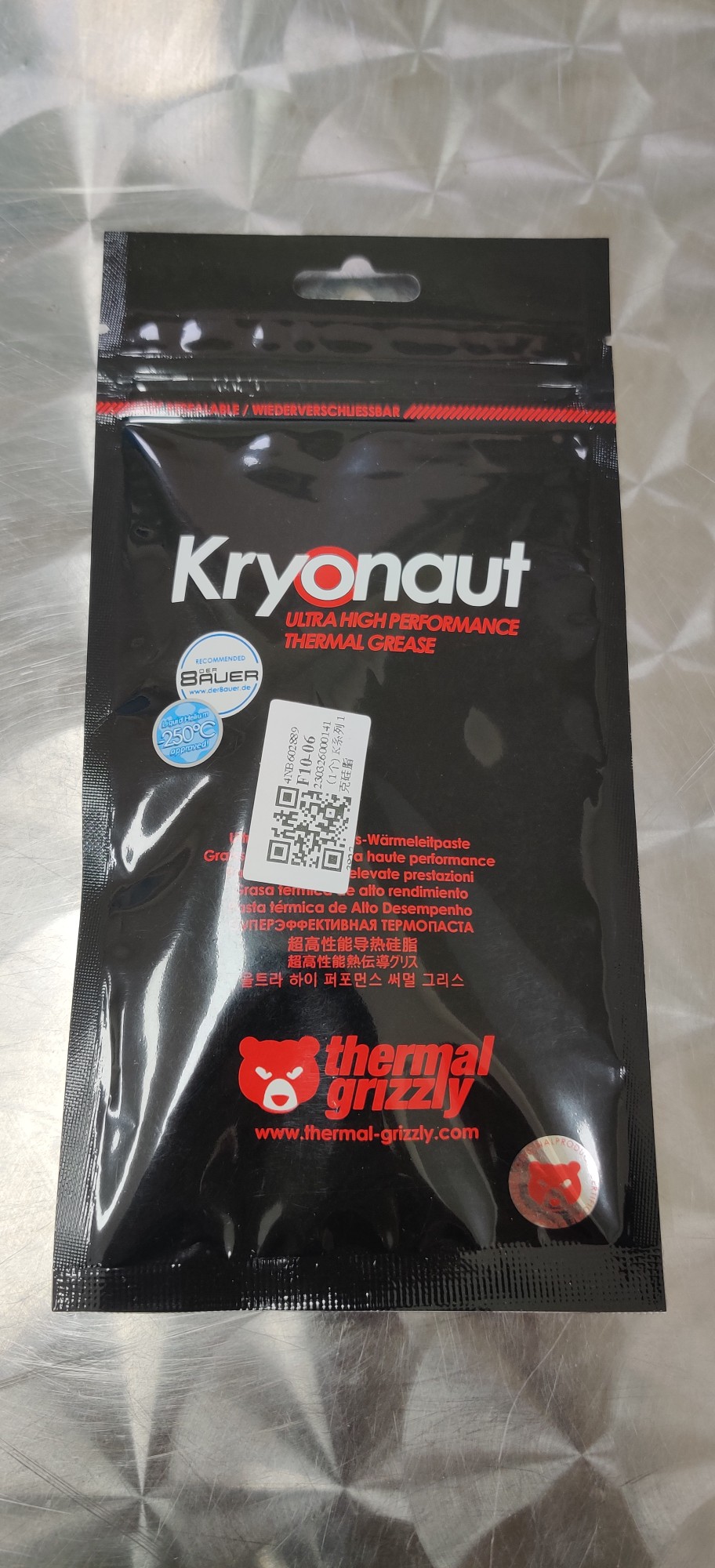 accesorios para electronica - Thermal Grizzly Kryonaut 1g High Performance Thermal Paste 12.5 w/mk 