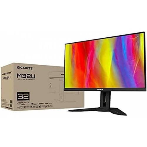 computadoras y laptops - Monitor GIGABYTE M32U 32 Pulgadas 144Hz 4K FreeSync SS IPS pantalla 3840x2160 4K 7