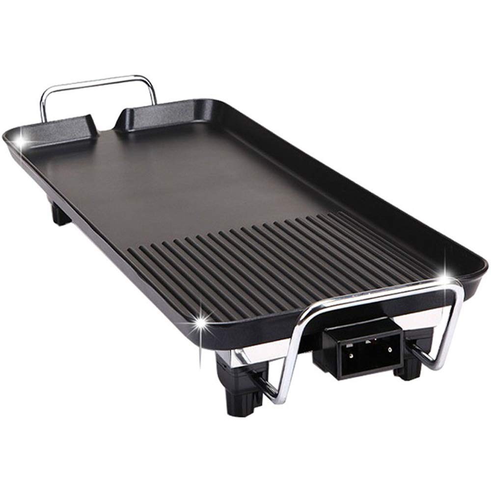 electrodomesticos - PLANCHA Parrilla eléctrica para bbq de interior, sin humo, grill parrillera 2