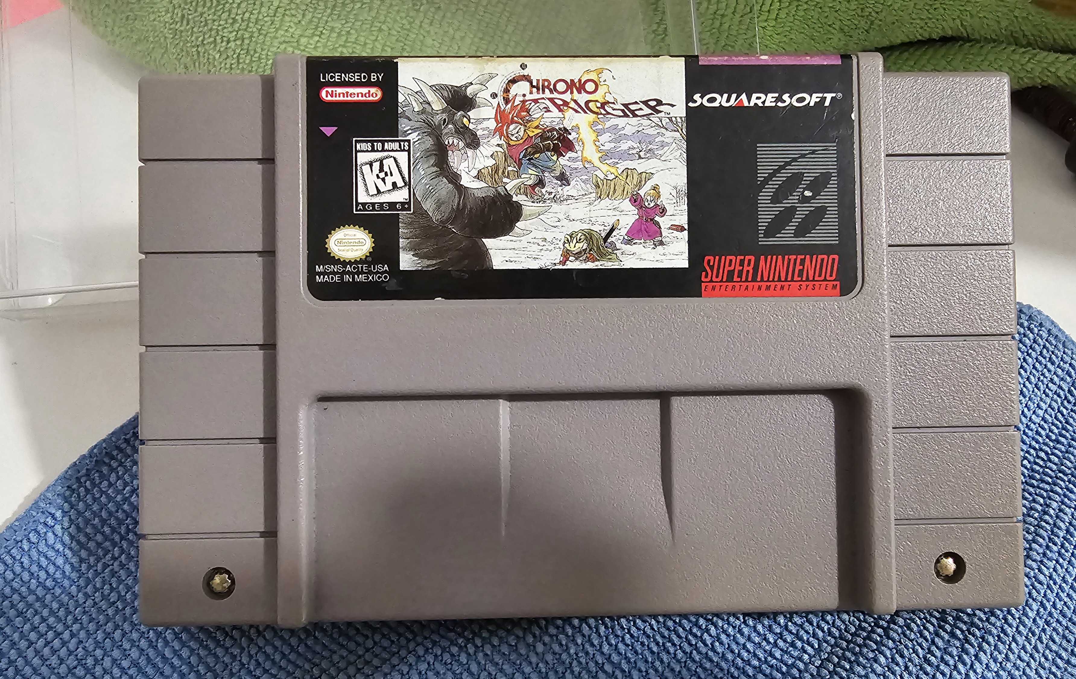 consolas y videojuegos - Cinta Super nintendo RPG Chrono Trigger  1