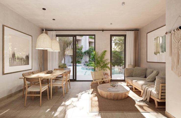 apartamentos -  Proyecto en venta Punta Cana #23-2201 un  dormitorio, balcón, terraza, ascensor 2
