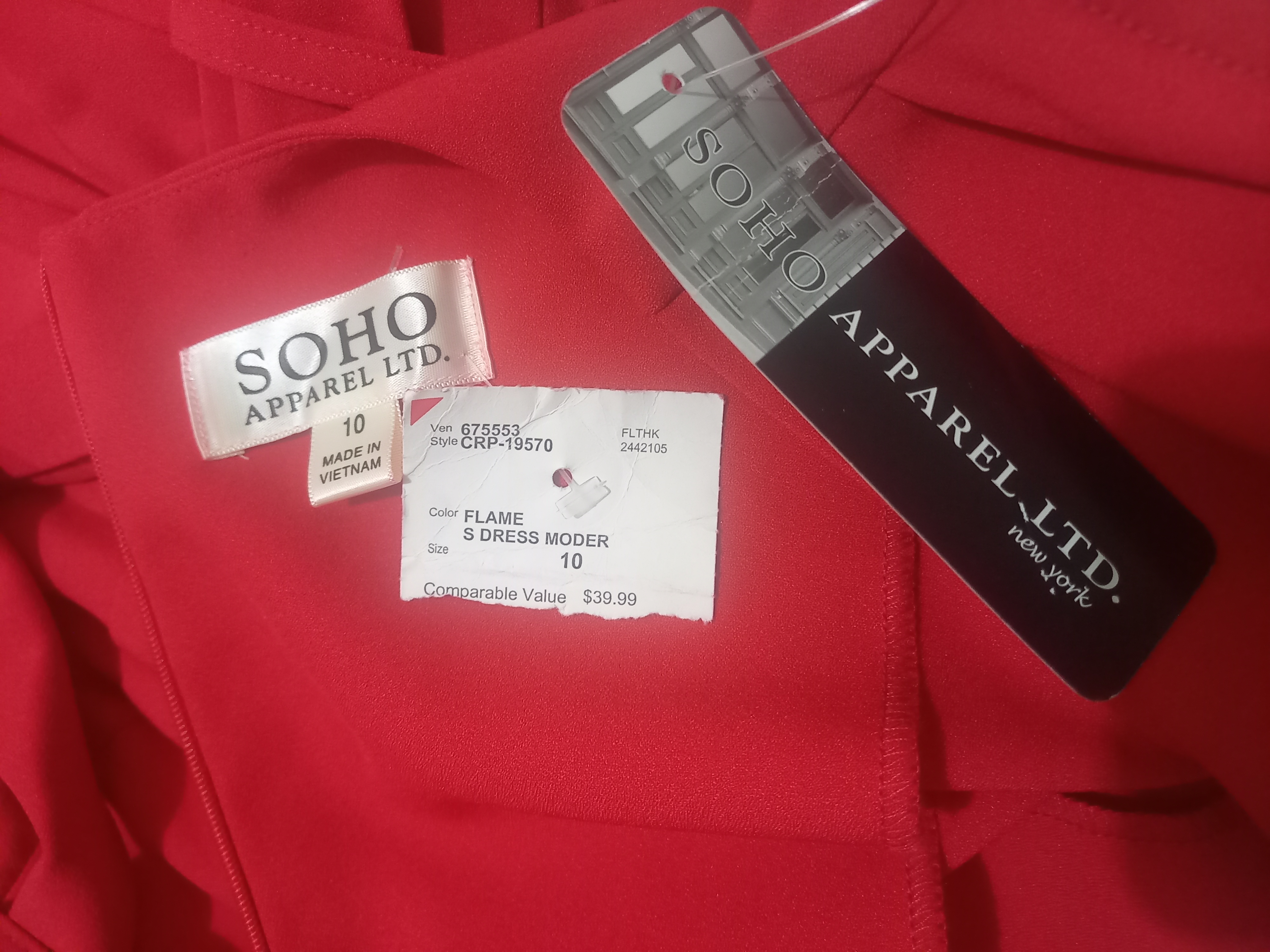 ropa para mujer - Enterizo Rojo  3