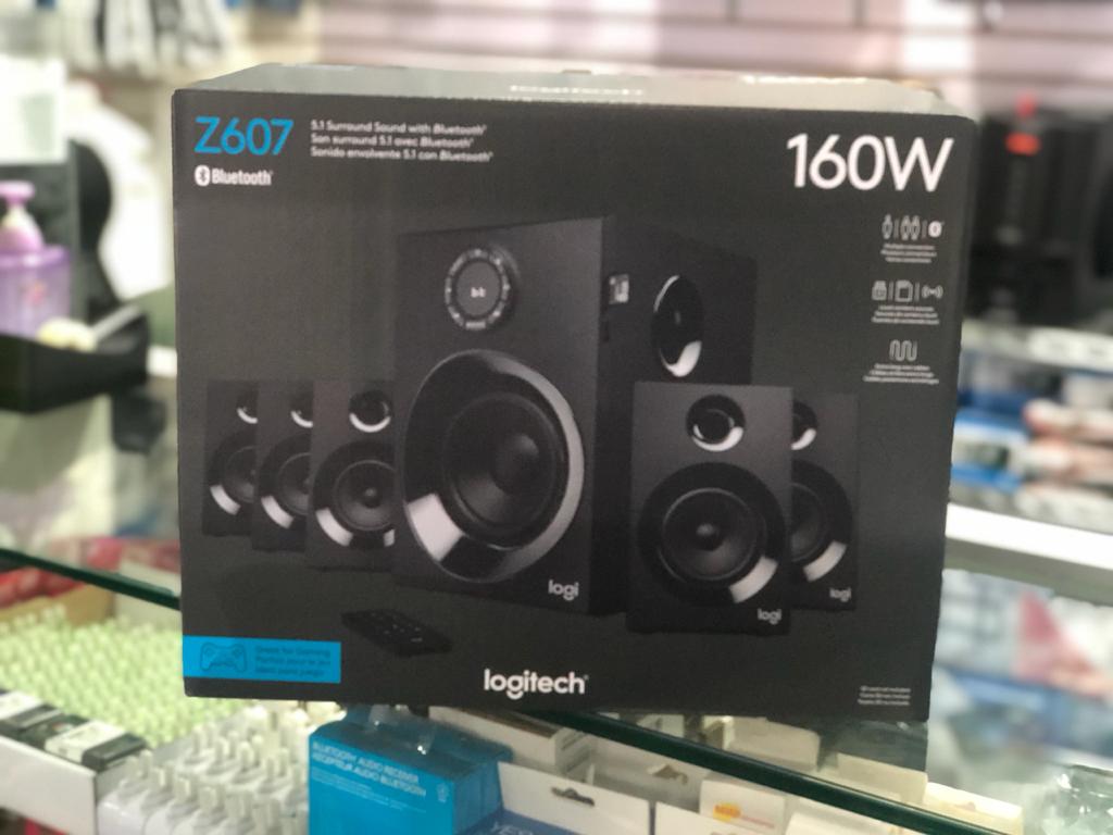 camaras y audio - Bocina Logitech Z607 5.1 con Bluetooth