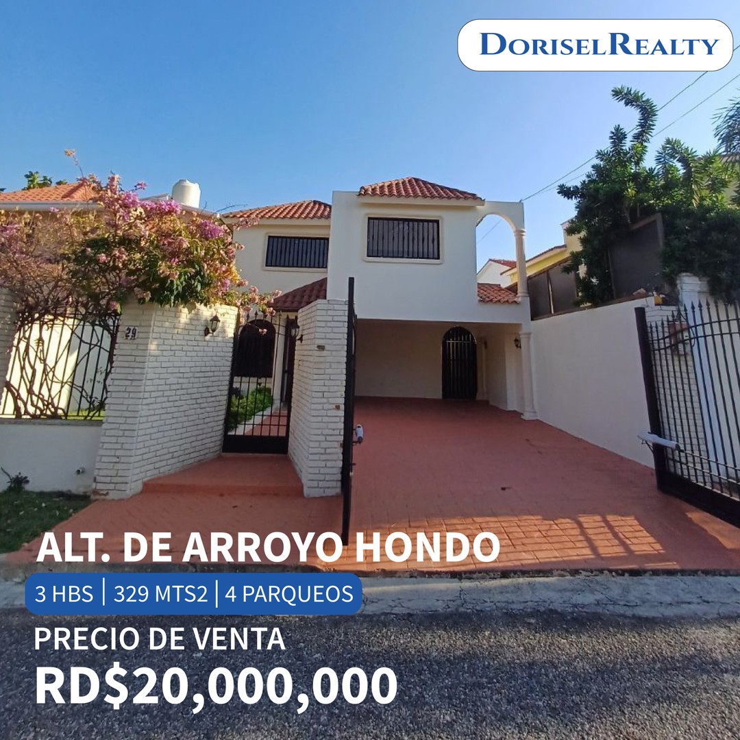 casas - VENTA DE FABULOSA CASA EN LO MEJOR DE ALTOS DE ARROYO HONDO 3