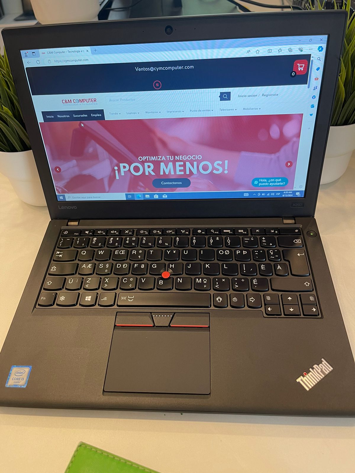 computadoras y laptops - Laptop Lenovo tinkpad x260 i5 6th Generación  2