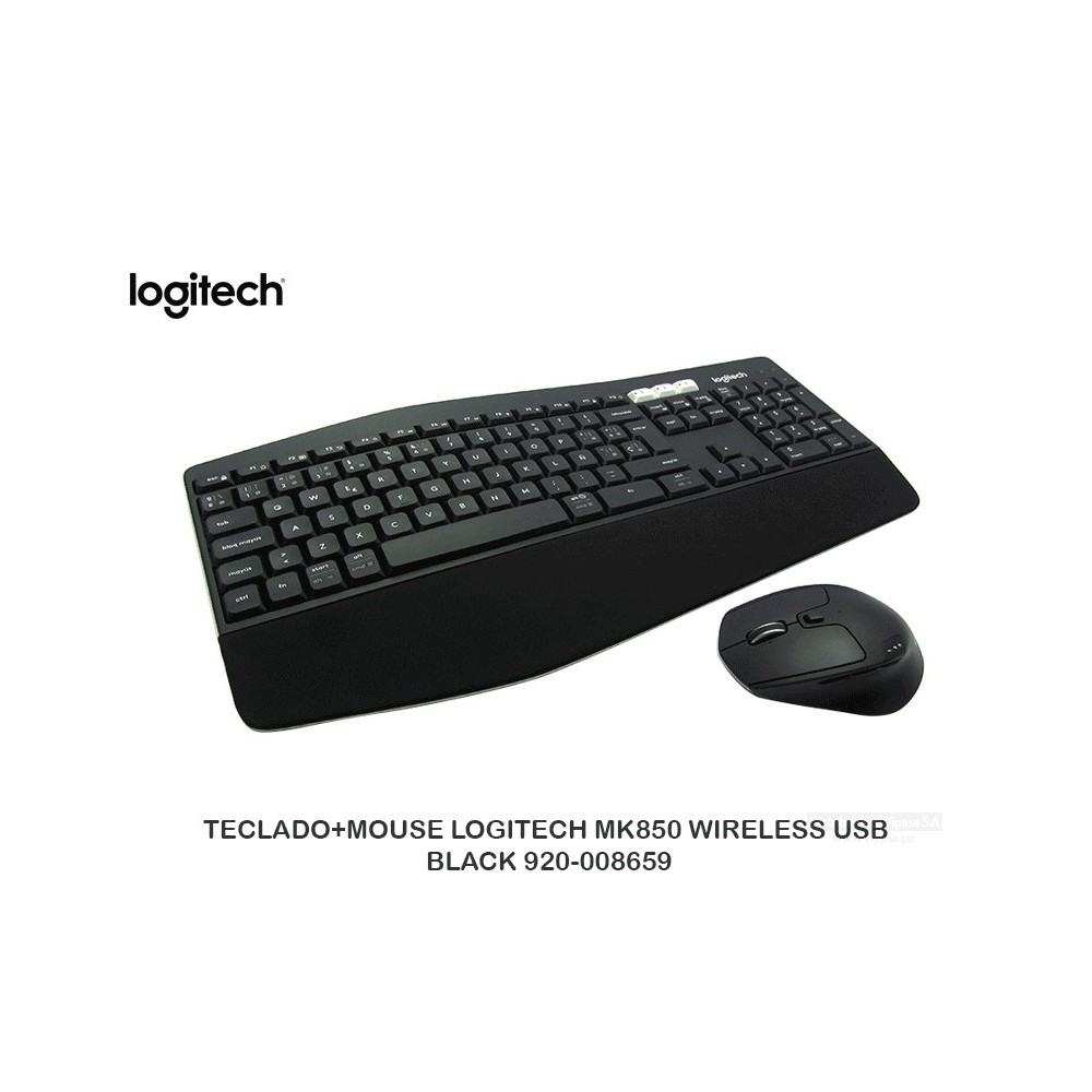 computadoras y laptops - TECLADO MOUSE  BLUETOOTH LOGITECH MK850 PERFORMANCE WIRELESS COMBO INGLES 