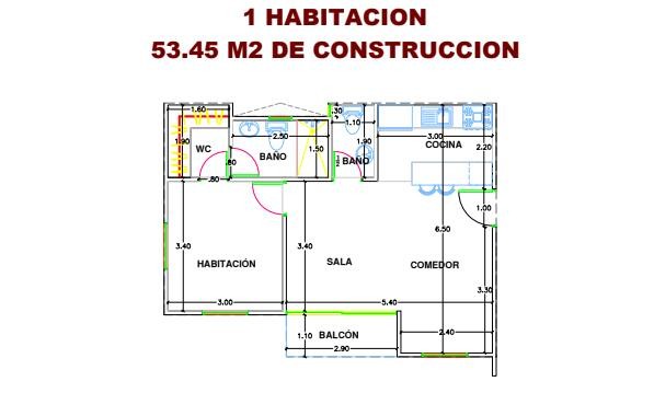 apartamentos - Proyecto en venta Punta Cana #24-1465 un dormitorio, 1.5 baños, piscina, balcón. 9