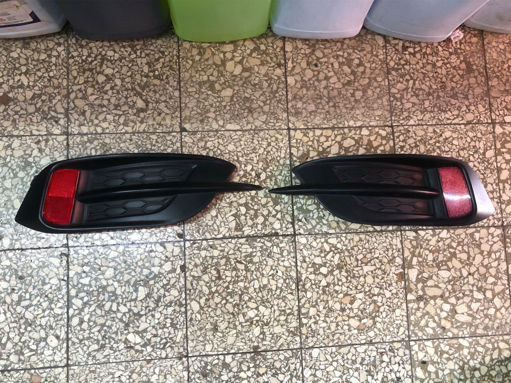 accesorios para vehiculos - Tapa ciega bumper delantero y trasero de honda civic 2017 5