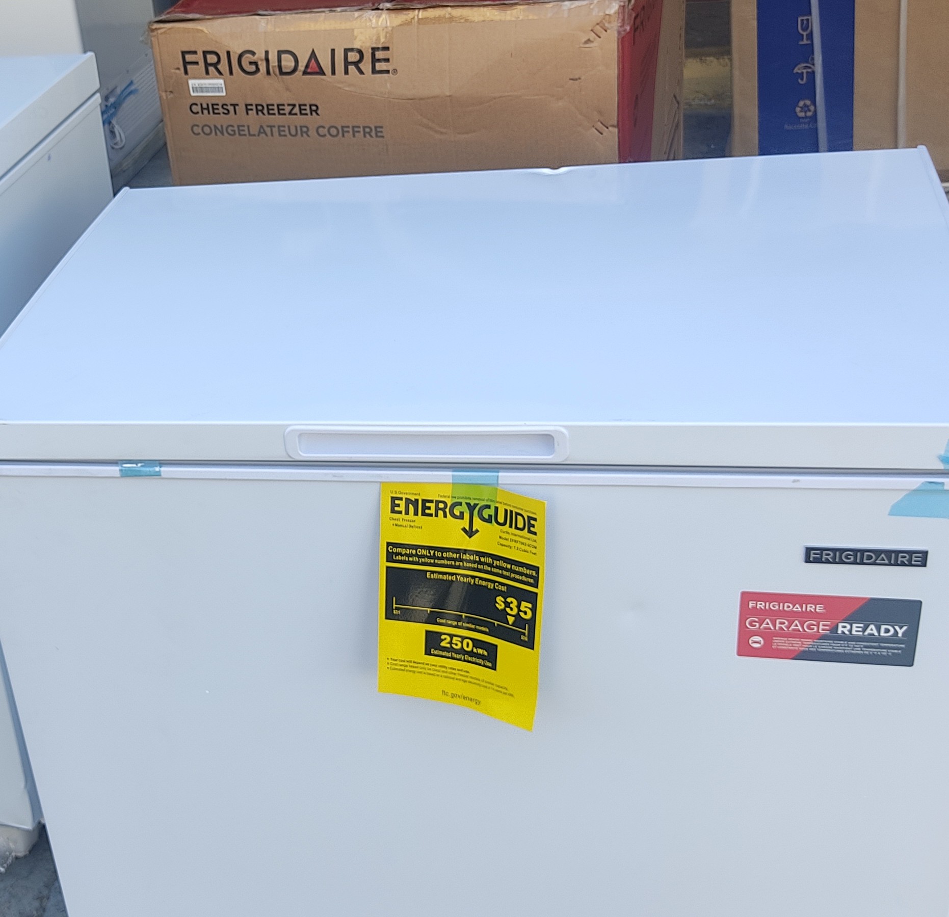 electrodomesticos - frezer frigidaire 7 piesnuevos con detallitos