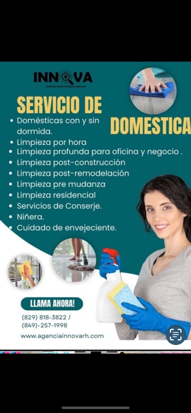 empleos disponibles - Se solicita domestica con dormida 2