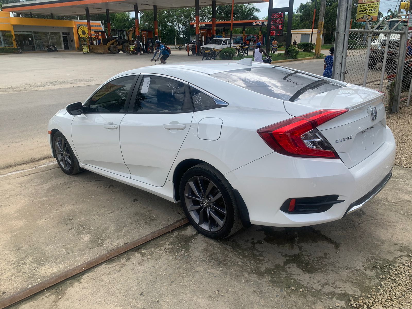 carros - HONDA CIVIC EX 2019 - Blanco Perla