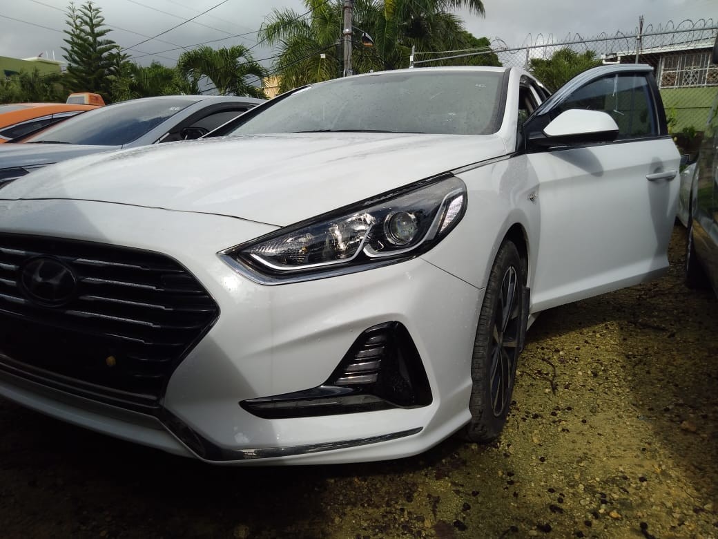 carros - HYUNDAI SONATA 2018 BLANCO 2