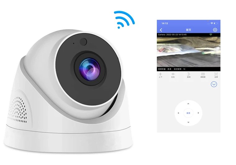 camaras y audio - Camara de Seguridad Domo Wifi 1080P, Vision Noctur 0