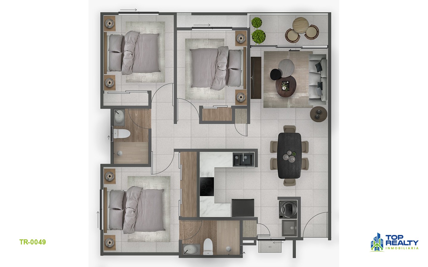 apartamentos - TR-0049: Proyecto familiar Inspirado en la naturaleza 1