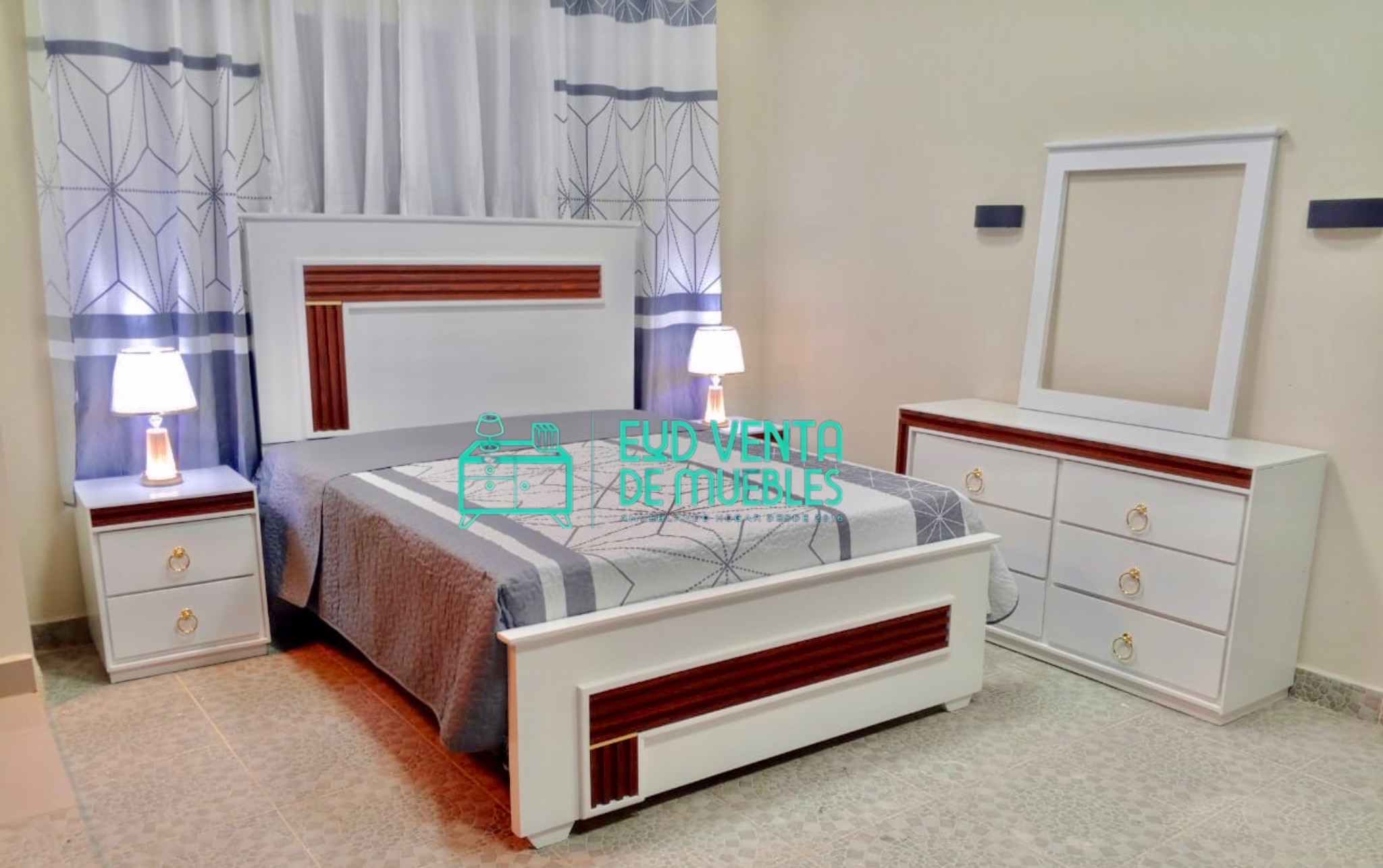 muebles y colchones - Dormitorio Román 🛏️✨