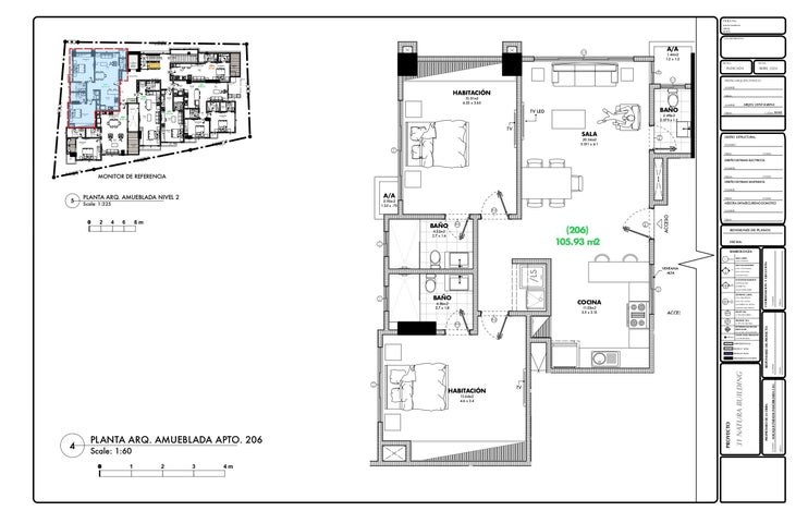 apartamentos - Venta de proyecto Renacimiento #24-2048 dos dormitorios, áreas sociales. 3