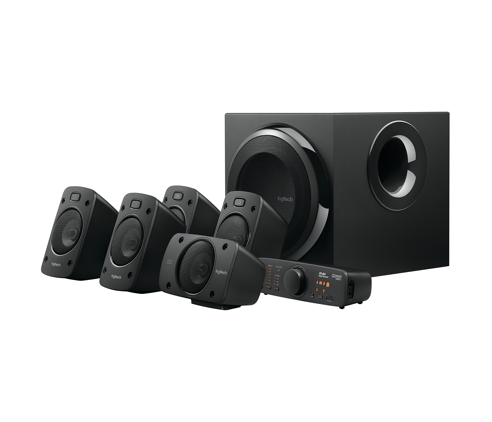 camaras y audio - Bocina Logitech Z906 5.1Canales 500W RMS Control 2