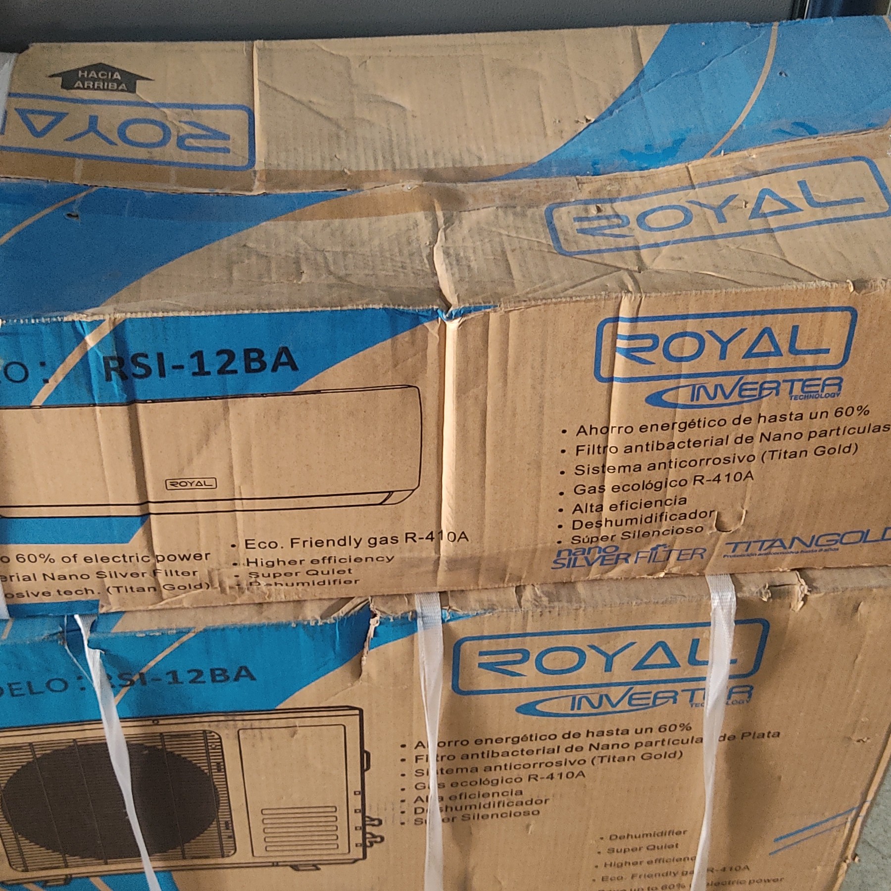 electrodomesticos - aire royal inverter nuevo de caja