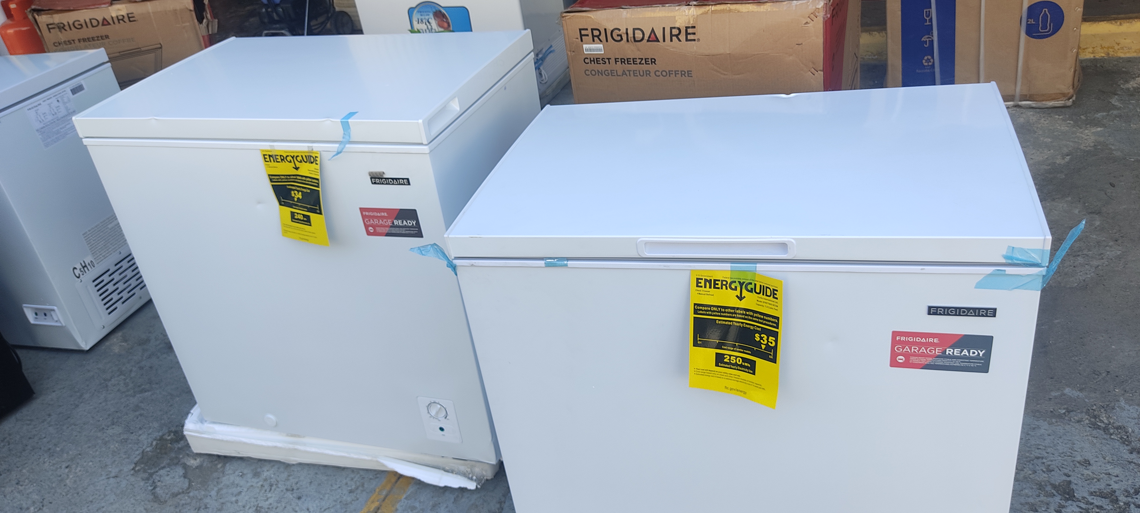 electrodomesticos - frezer frigidaire 7 piesnuevos con detallitos 1