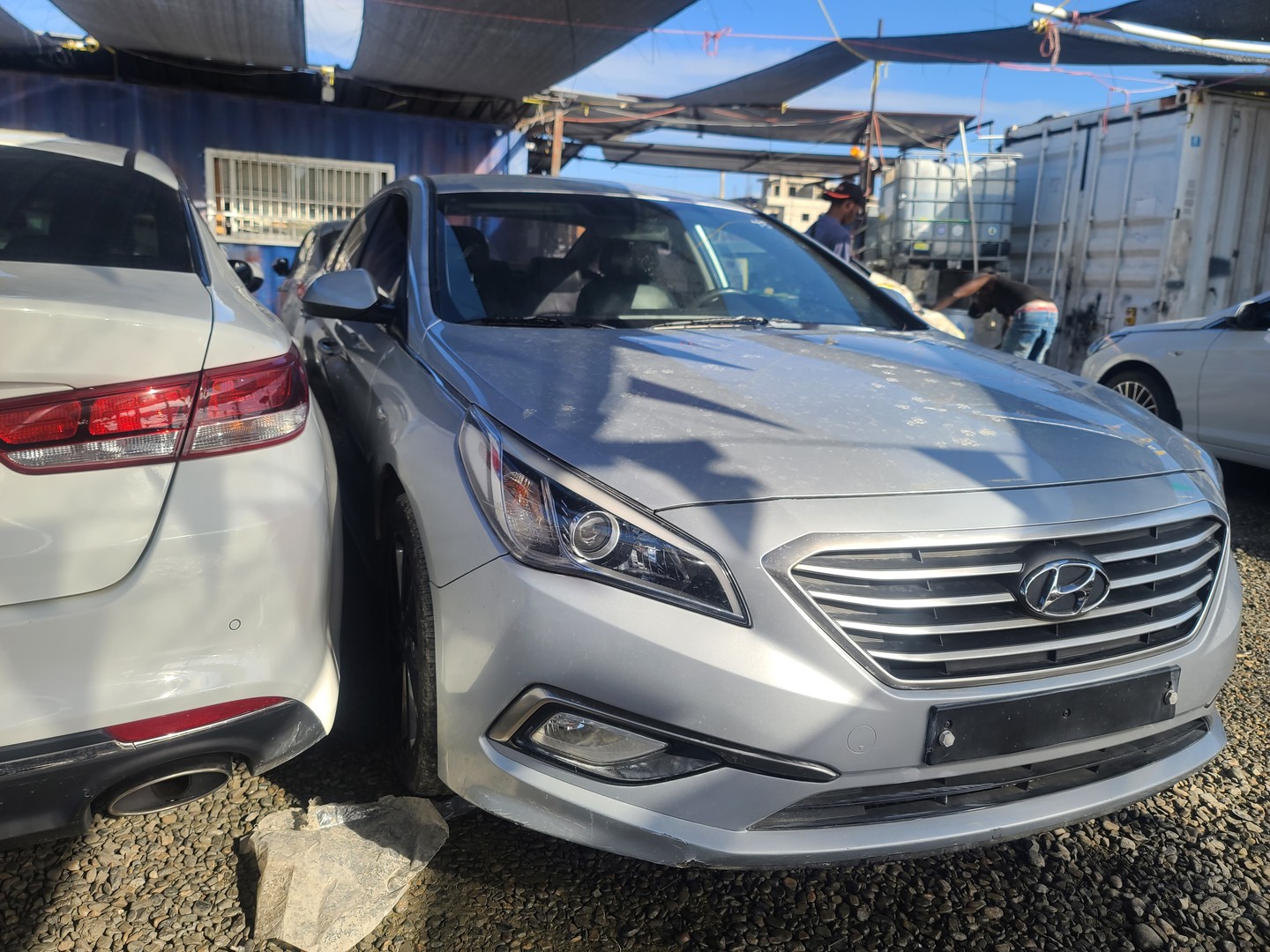 carros - HYUNDAI SONATA NEW RISE 2019 GRIS 1