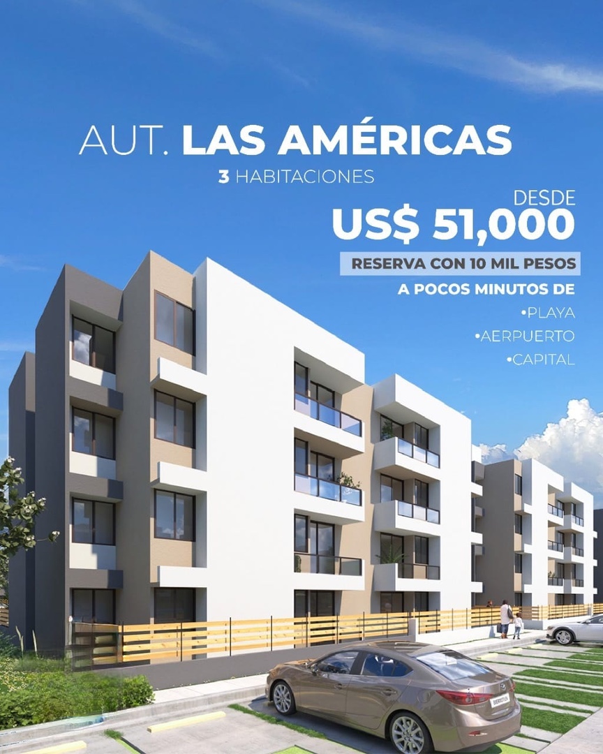 apartamentos - Apartamentos en las Avenida las Américas frente al mar  0