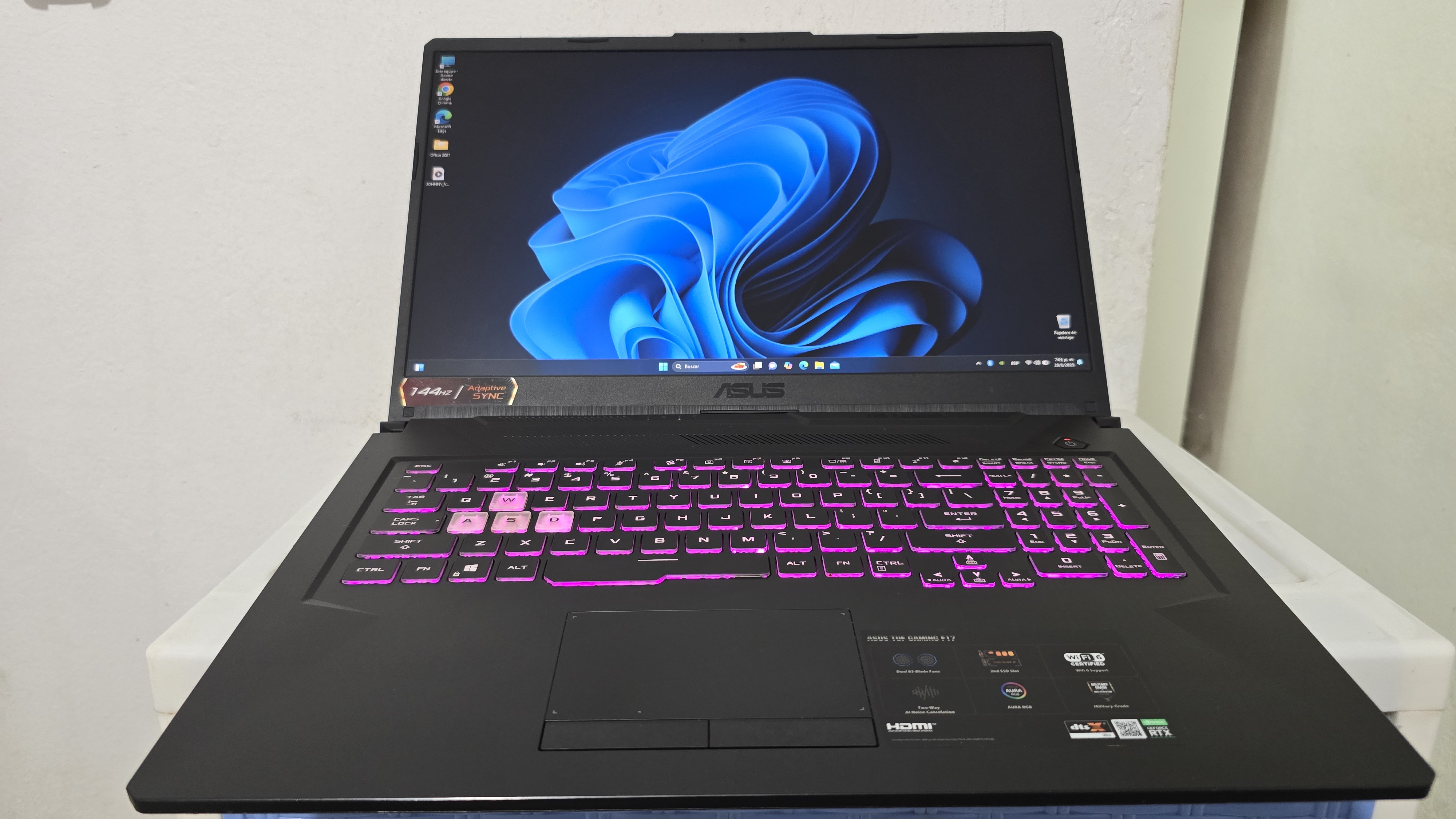 computadoras y laptops - Asus Gamer 17.3 Pulg Core i5 11va Ram 32gb Disco 512gb Nvidea Rtx 3050 Ti 20gb 