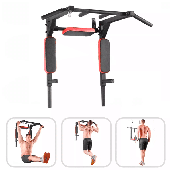 deportes - BARRA MULTIUSOS DE PECHADA PULL UP