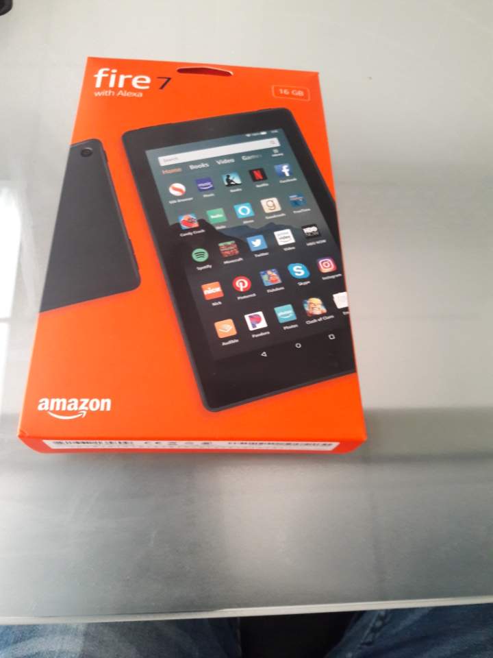 celulares y tabletas - amazon fire tablet 7 con forro
 1