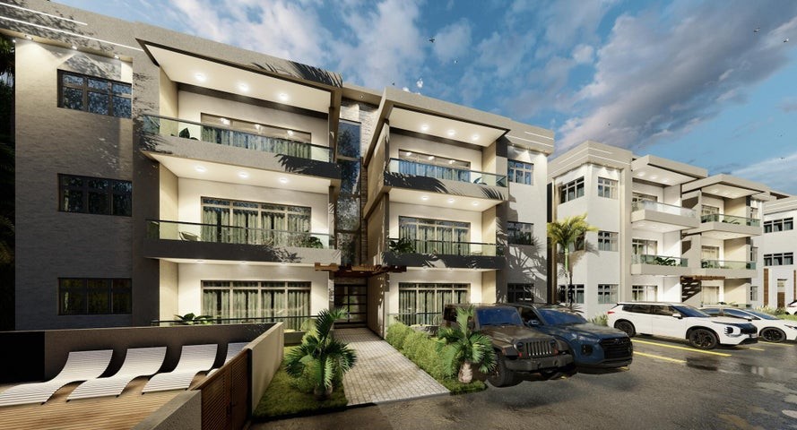 apartamentos - Proyecto en venta Punta Cana #24-70 dos dormitorios, piscina, ascensor, Gym. 7