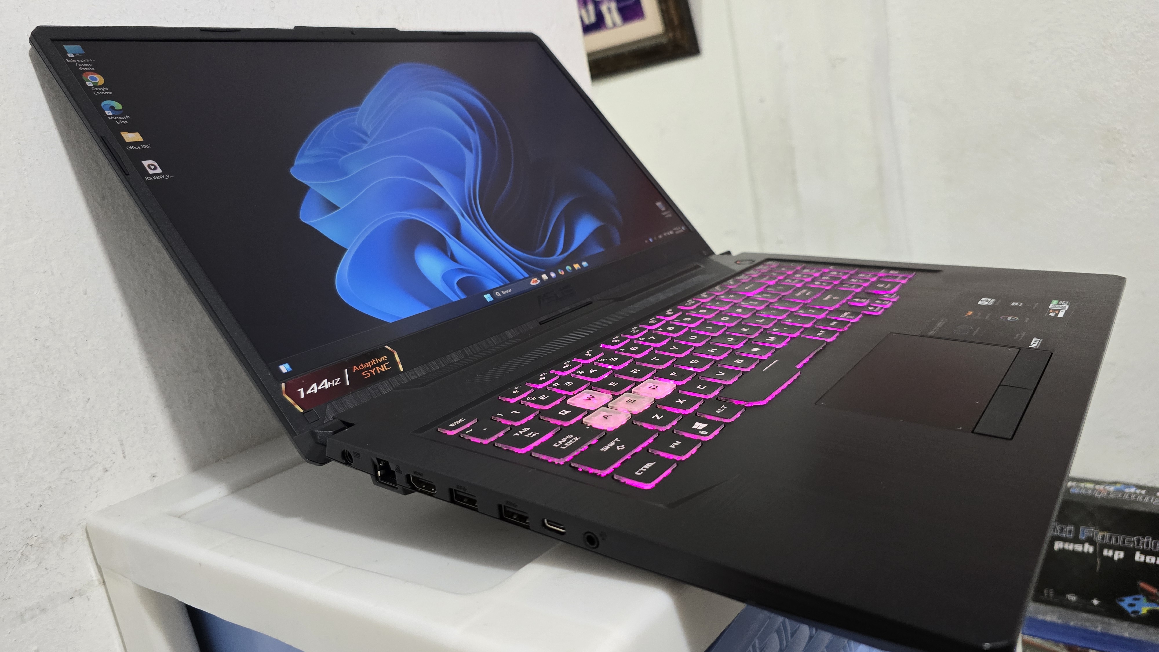 computadoras y laptops - Asus Gamer 17.3 Pulg Core i5 11va Ram 32gb Disco 512gb Nvidea Rtx 3050 Ti 20gb  1