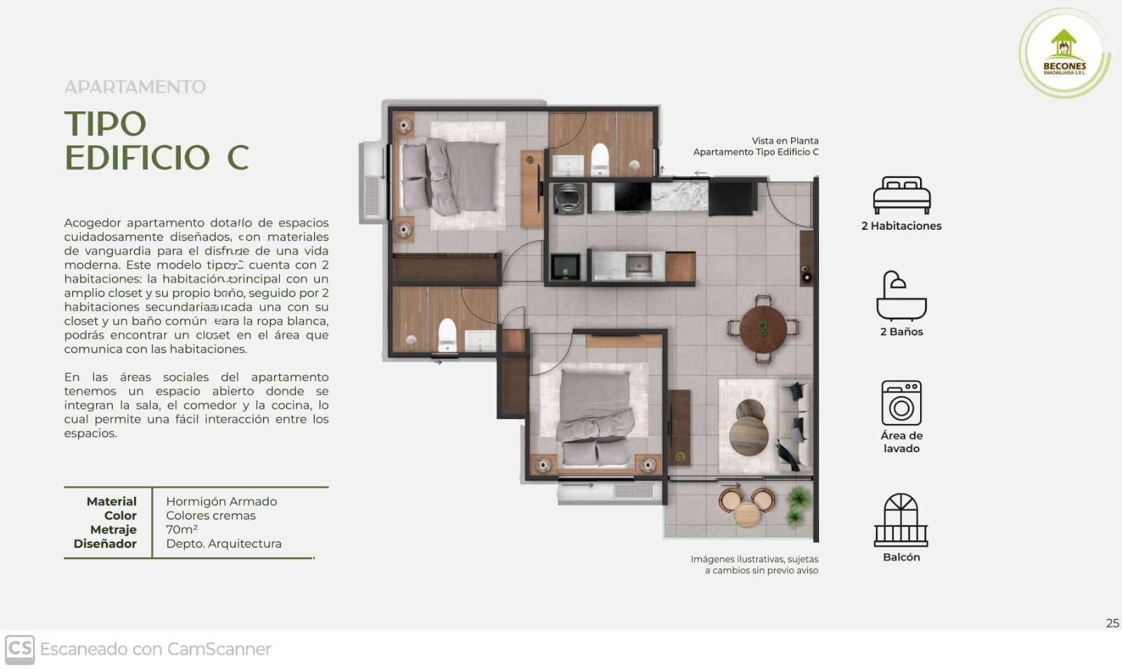 apartamentos - apartamento en la jacobo 
 7