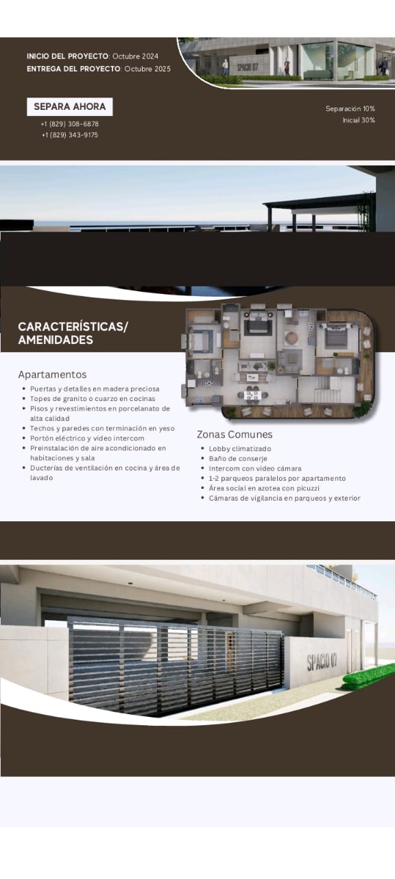 apartamentos - Proyecto en plano cacique una y dos hab una y dos  4