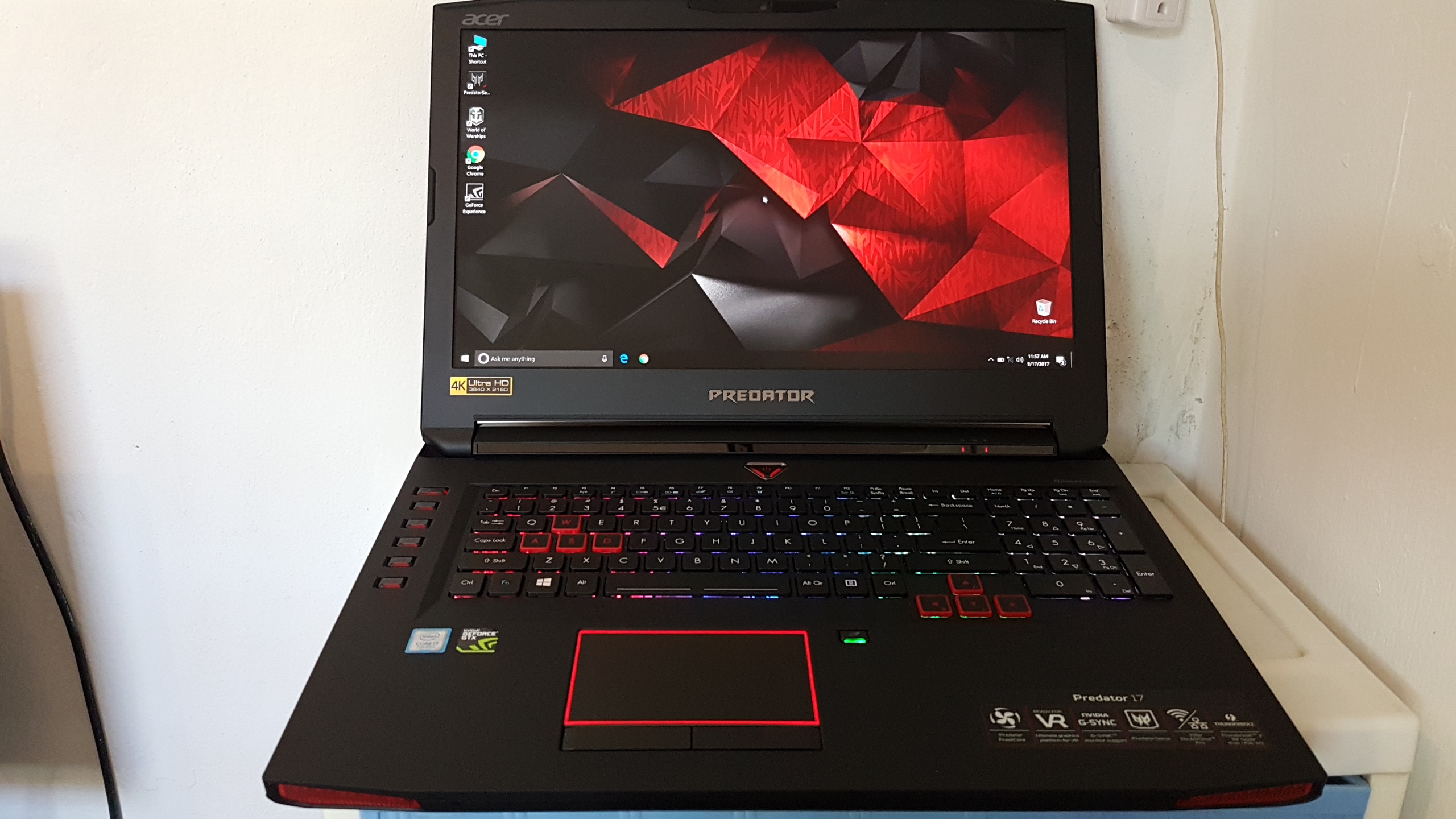 computadoras y laptops - acer Gaming 17 Pulg Core i7 Ram 24gb ddr4 Disco 1000gb Nvidea Gtx 980m 16gb