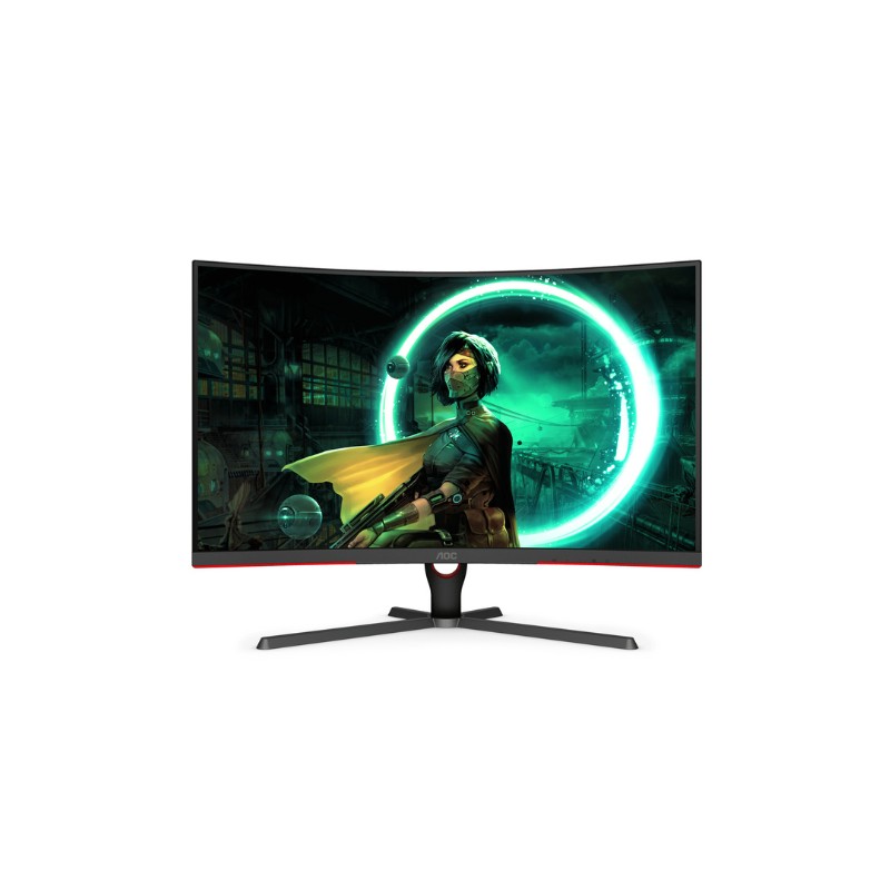 computadoras y laptops - Monitor AOC 32 Pulgadas Curvo W-LED 1080p 165Hz 4MS GTG AMD FreeSync 0